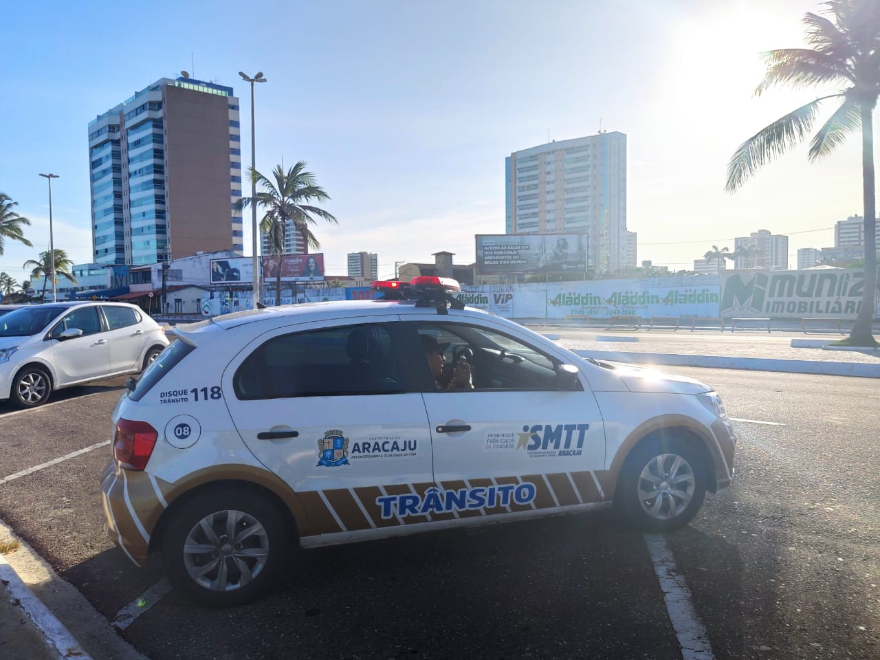 Prefeitura reforça fiscalização nos estacionamentos interditados para evitar aglomerações - SMTT Aracaju